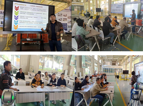 新设备赋能教学科研 精培训提升实操技能 ——先进制造学院开展工业机器人检测校准与激光跟踪仪使用专项培训