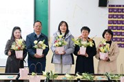 学校举办“扬帆奋进提质效，巾帼力量绽芳华”庆祝“三八”国际妇女节插花活动